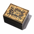 Chinese Export Black Lacquer Games Box - Qing Dynasty - Early 19thC