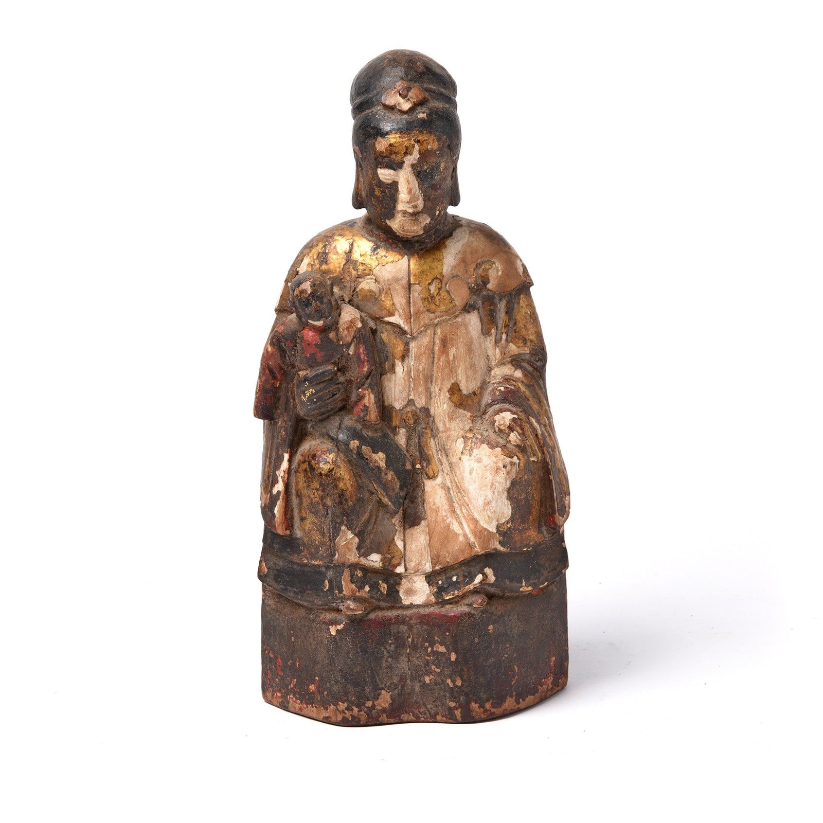 Chinese Immortal Ancestor Figure - 19thC | Indigo Antiques