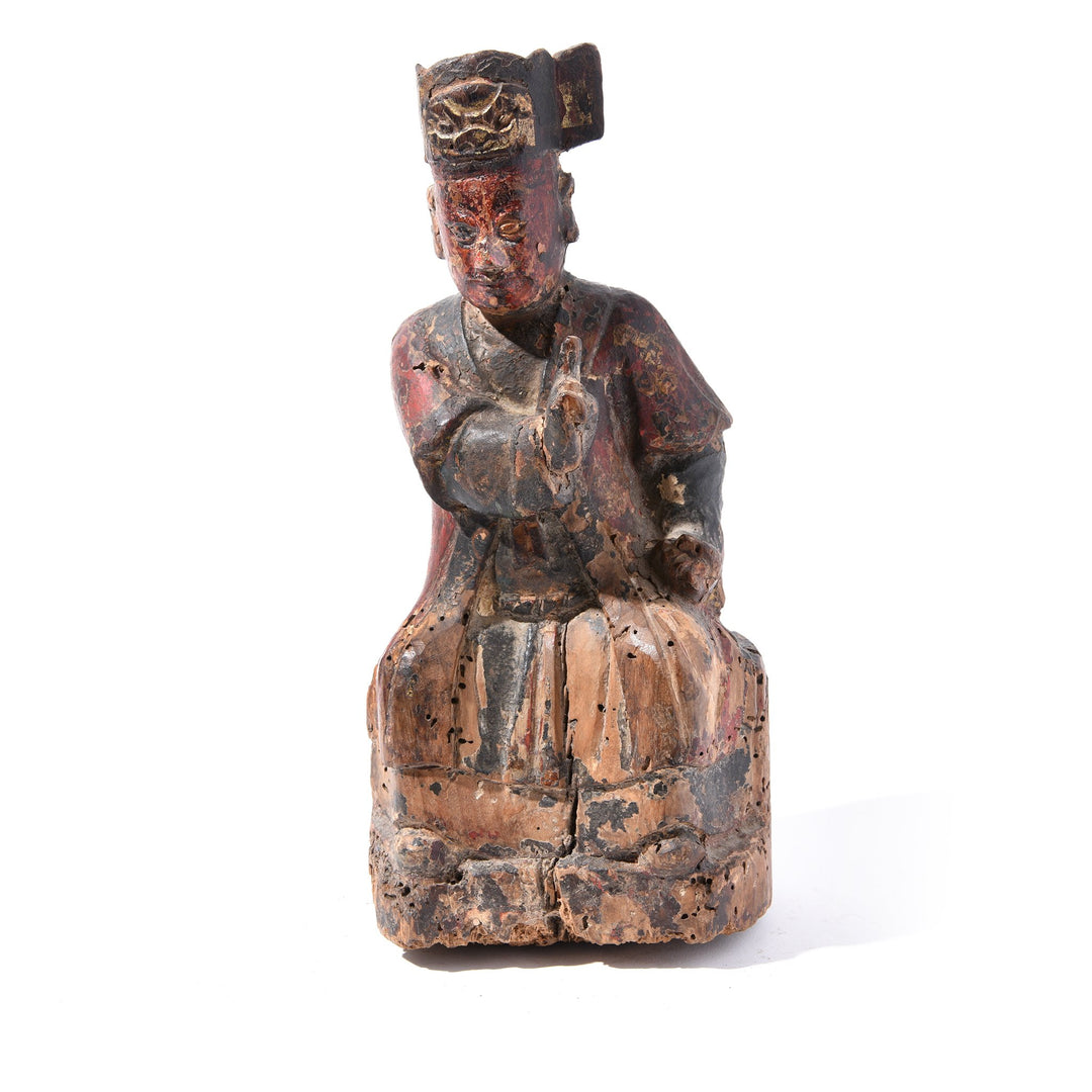 Chinese Immortal or Ancestor Figure - 19thC | Indigo Antiques
