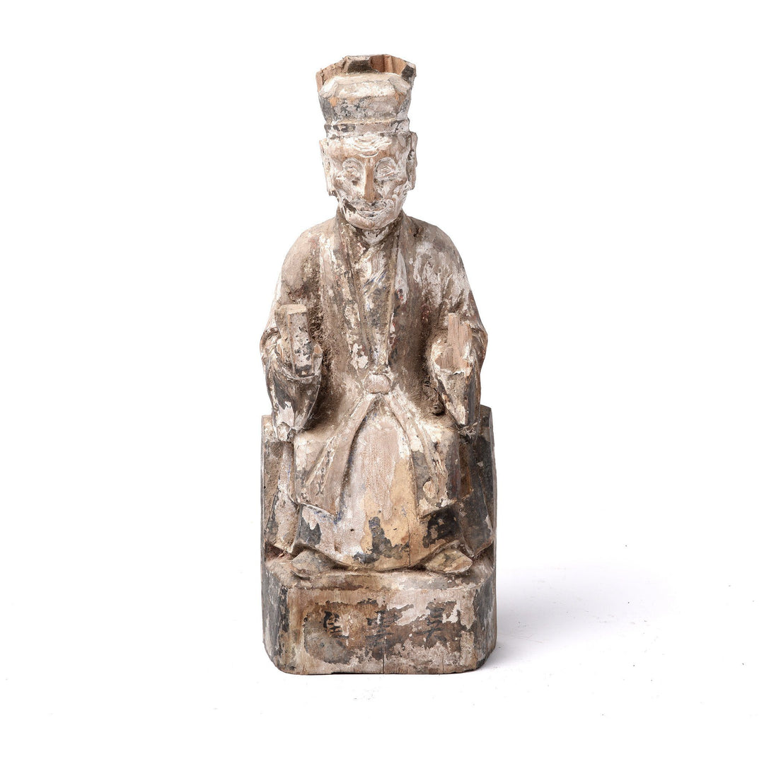 Chinese Immortal or Ancestor Figure - 19thC | Indigo Antiques