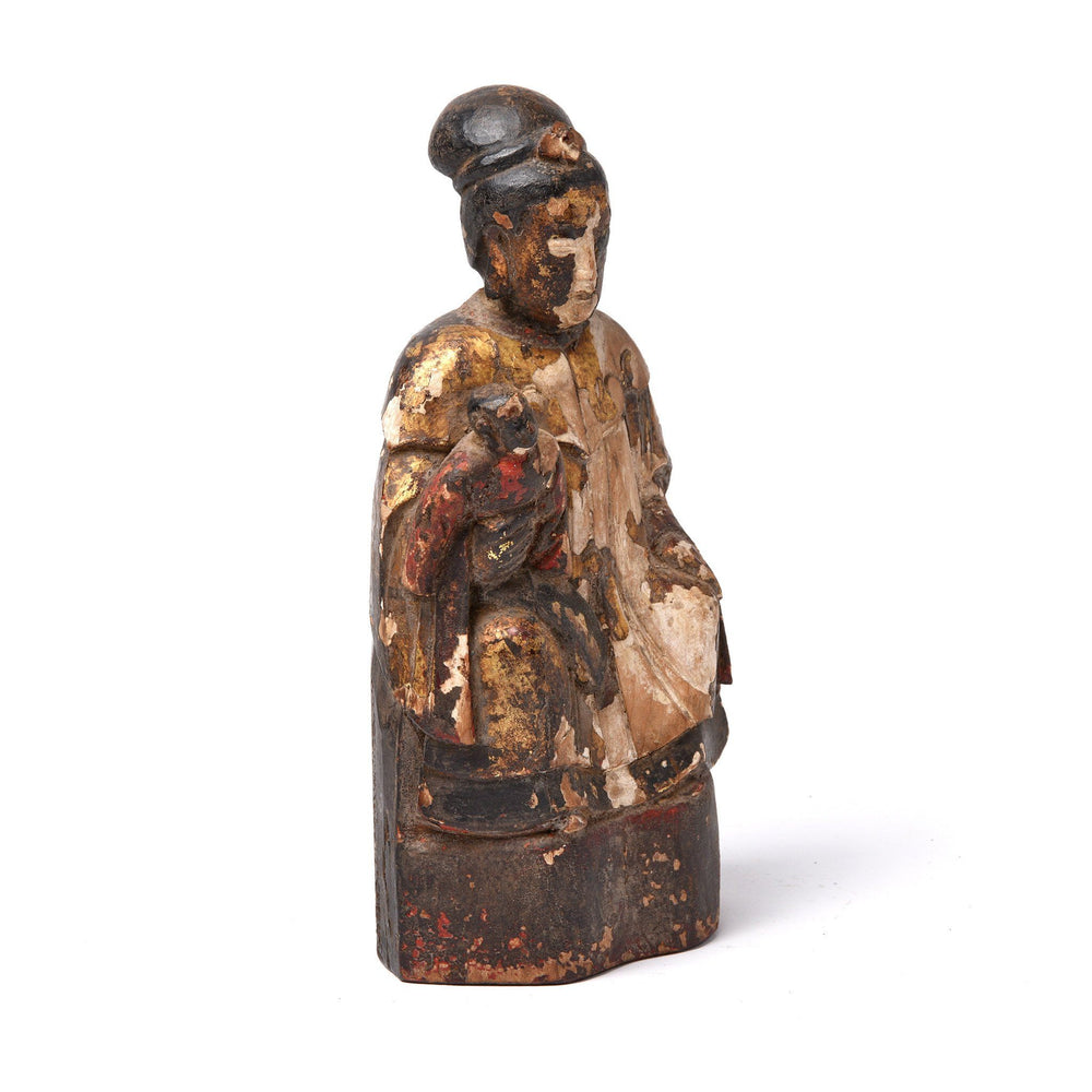 Chinese Immortal Ancestor Figure - 19thC | Indigo Antiques