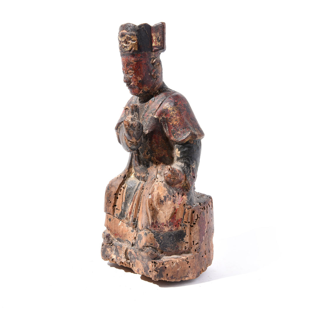 Chinese Immortal or Ancestor Figure - 19thC | Indigo Antiques