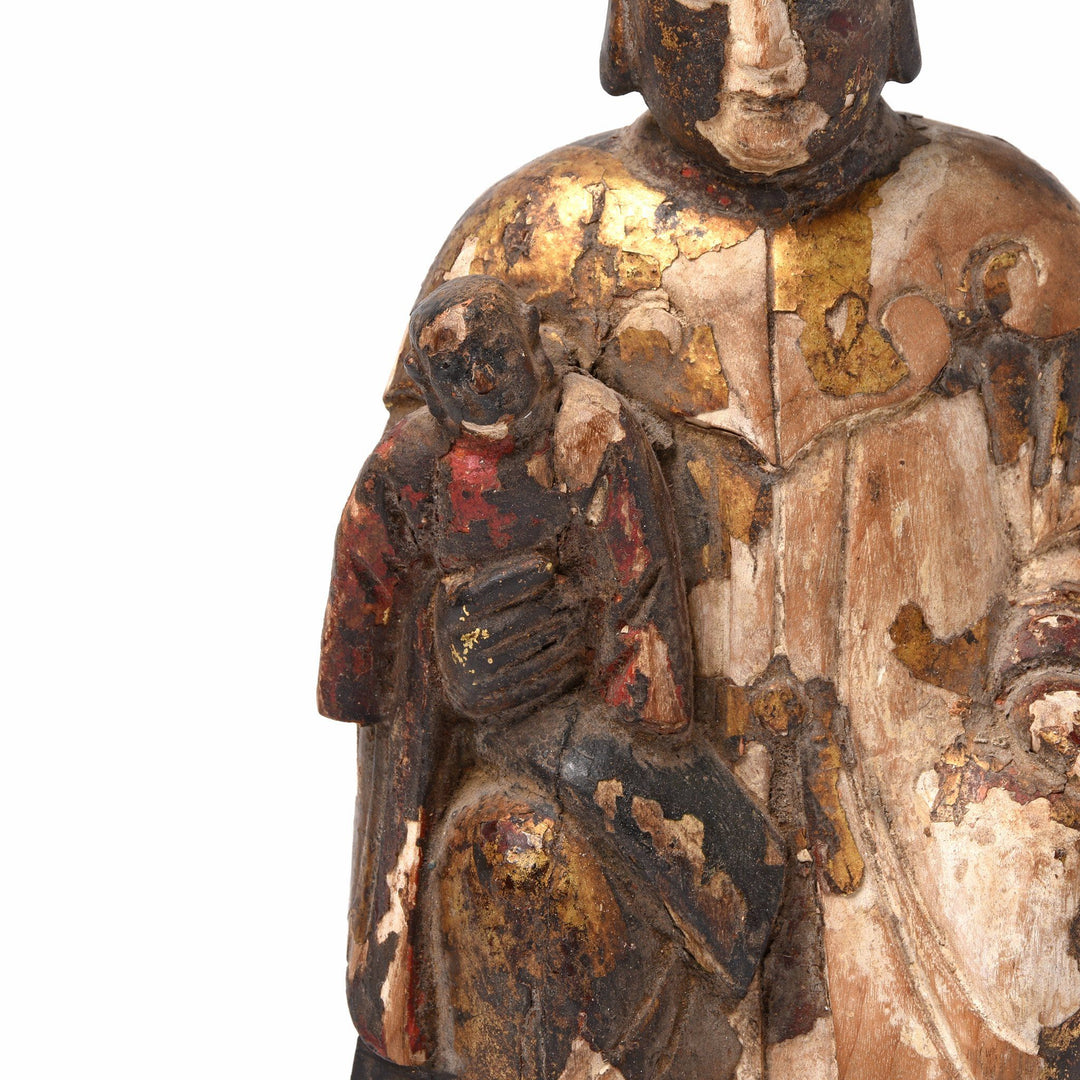 Chinese Immortal Ancestor Figure - 19thC | Indigo Antiques