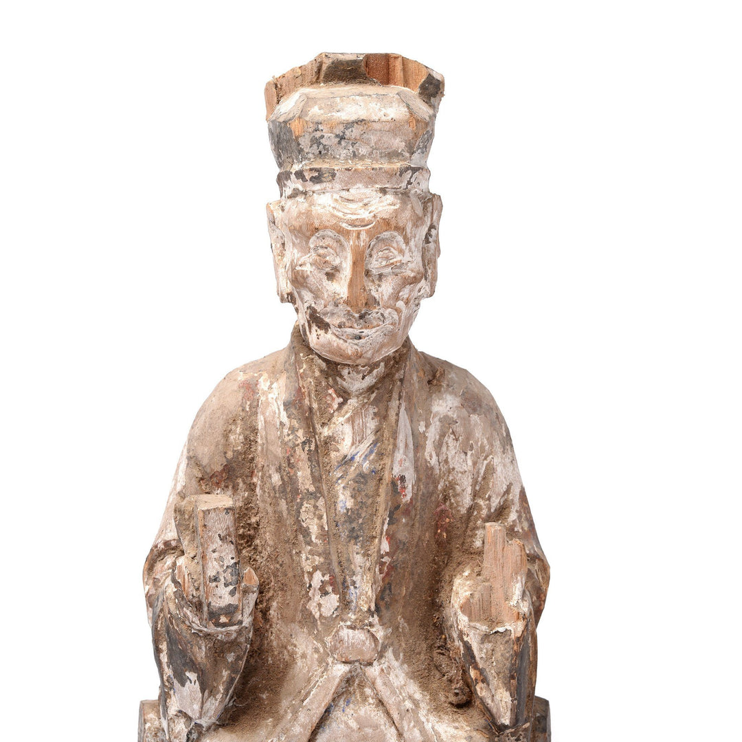 Chinese Immortal or Ancestor Figure - 19thC | Indigo Antiques