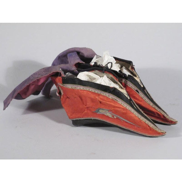 Chinese Silk Replica  Lotus Shoes Ca. 75 - 90yrs old