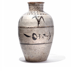 Cizhou Ware Wine Jar From Hebei Province - 19thC Cizhou Ware Wine Jar From Hebei Province - 19thC