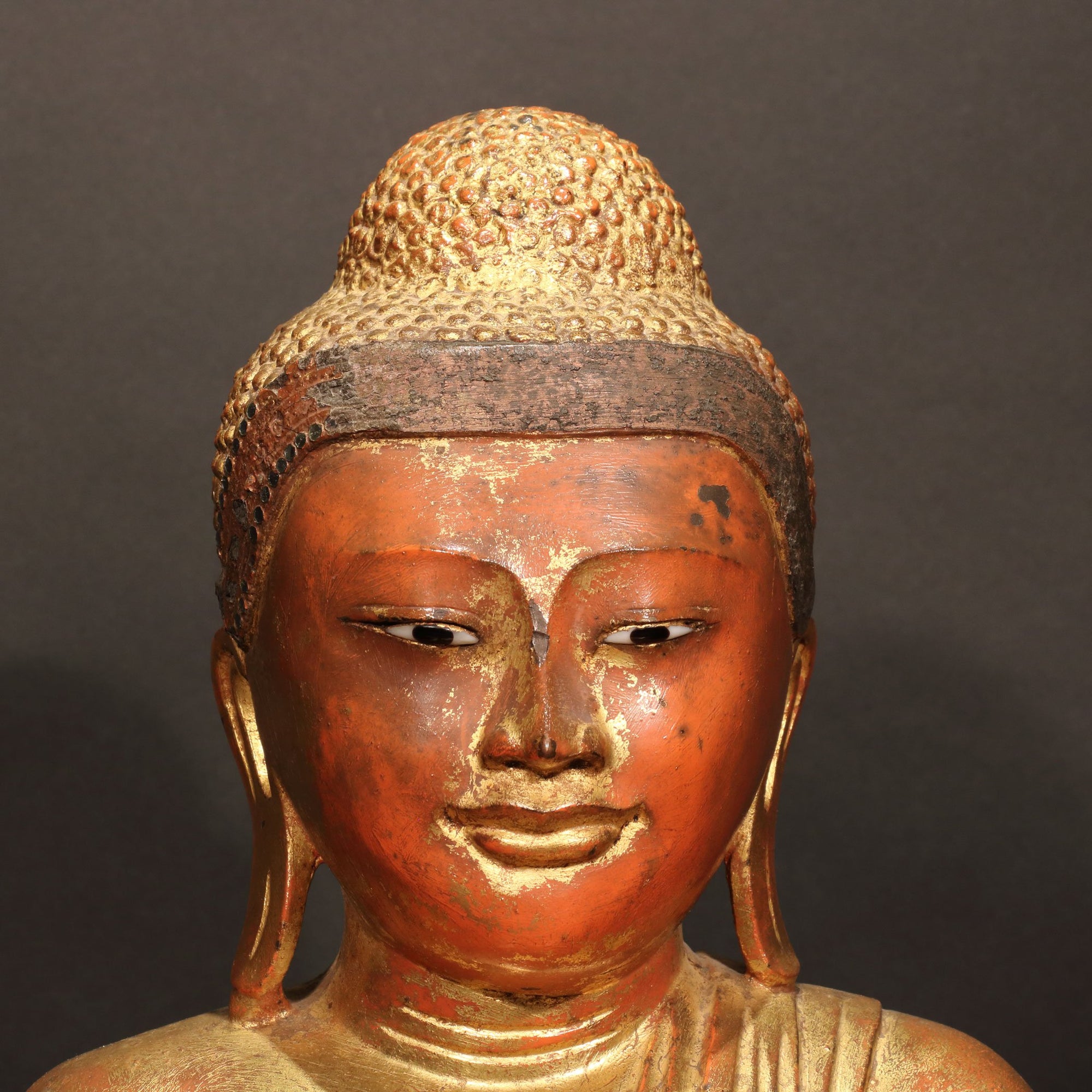 Gilded Bronze Burmese Buddha - 19thC | Indigo Oriental Antiques