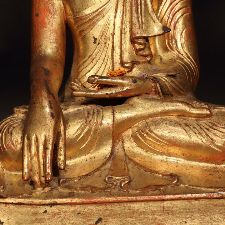 Gilded Bronze Burmese Buddha - 19thC | Indigo Oriental Antiques