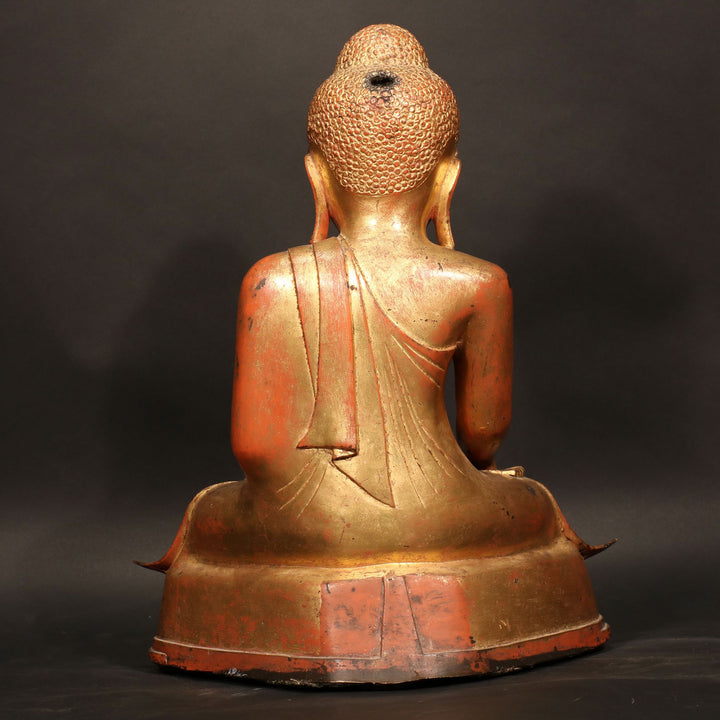 Gilded Bronze Burmese Buddha - 19thC | Indigo Oriental Antiques