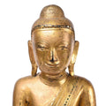 Gilt Burmese Sitting Buddha - 19thC