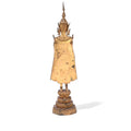Gilt Thai Standing Buddha - Rattanakosin Era - 19thC