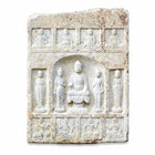 Hand Carved Marble Buddha Stele From Hebei