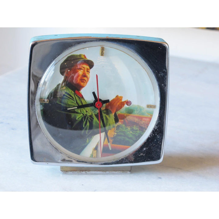 Old Mao Alarm Clock From China | Indigo Oriental Antiques