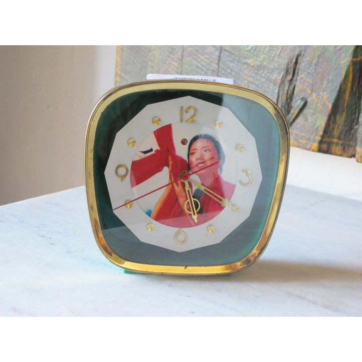 Old Mao Alarm Clock From China | Indigo Oriental Antiques