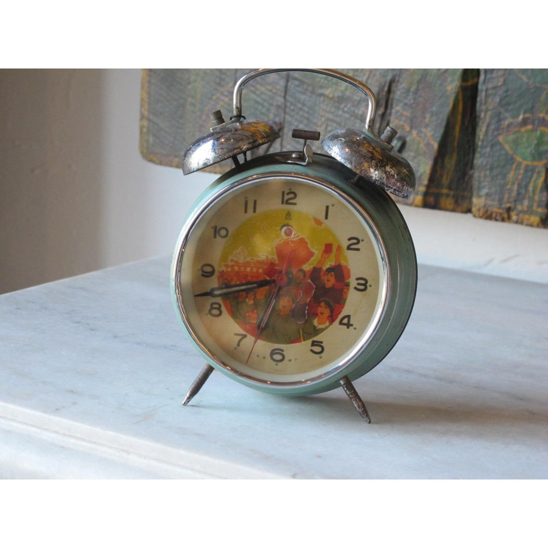 Old Mao Alarm Clock From China | Indigo Oriental Antiques
