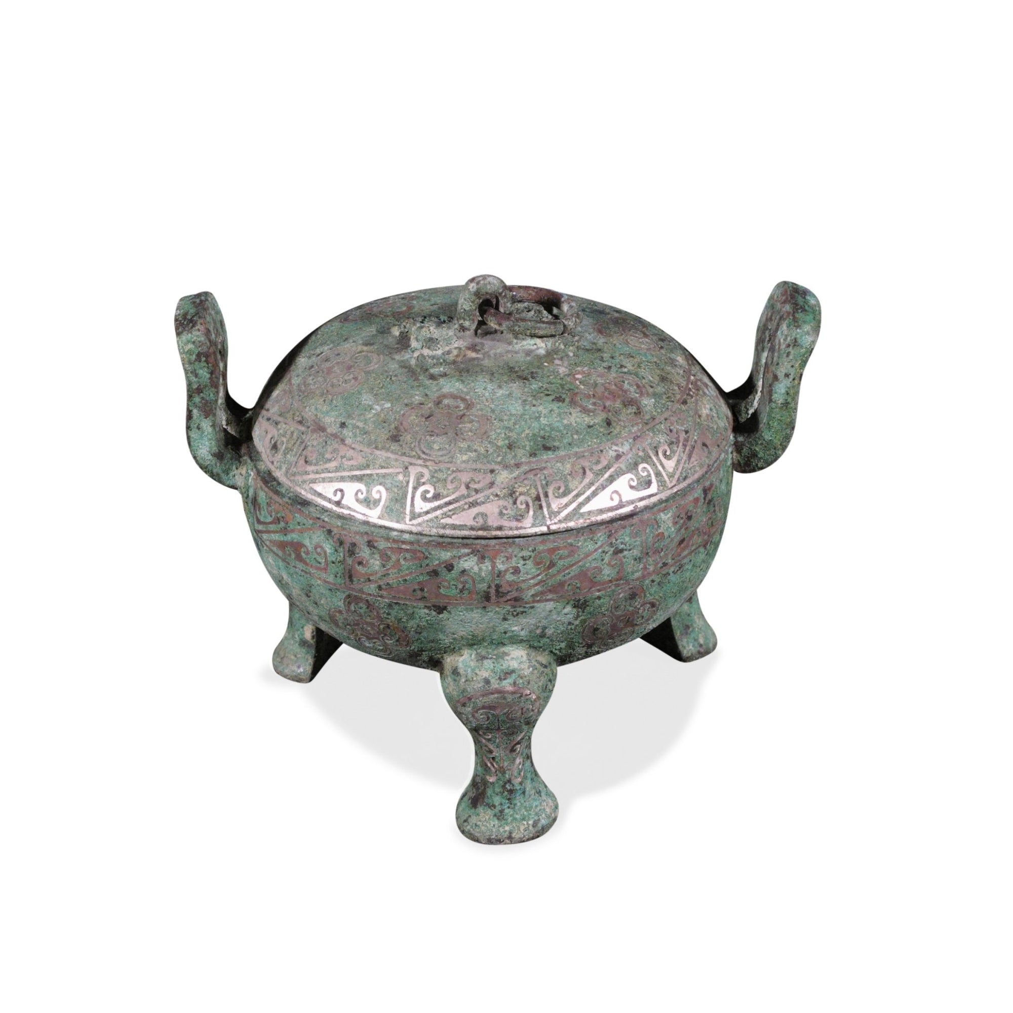 Reproduction Dingware Bronze Urn - Han Dynasty Style | Indigo Oriental Antiques