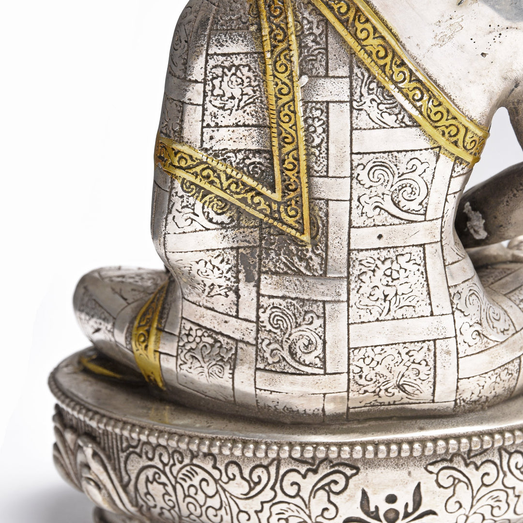 Statue Of Buddha - Dhyana Mudra Pose - 13.5 x 9 x 21(wxdxh cms) - C1378