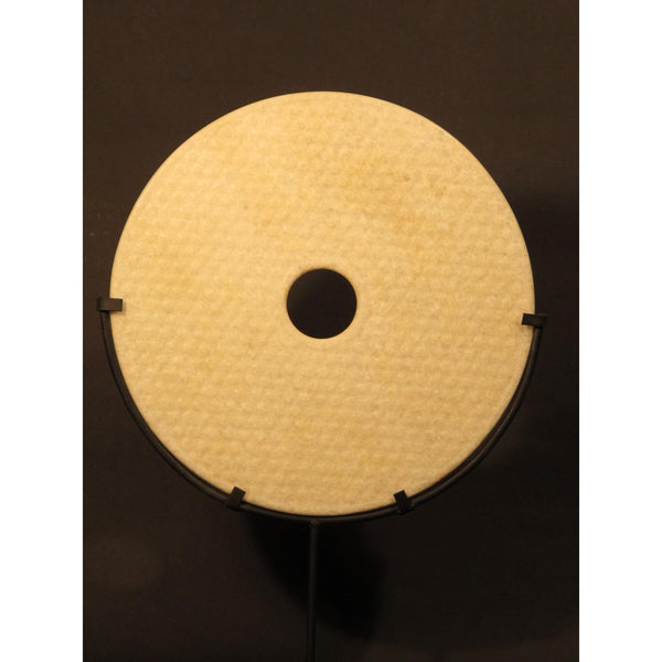 Stone or Marble Bi on Iron Stand