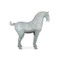 Verdigris Bronze Tang Horse Statue