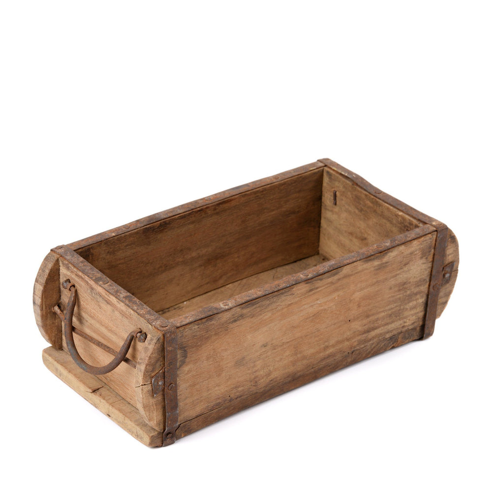 Vintage Brick Mould - Bleached Poplar Wood From India Ca1950 | Indigo Antiques