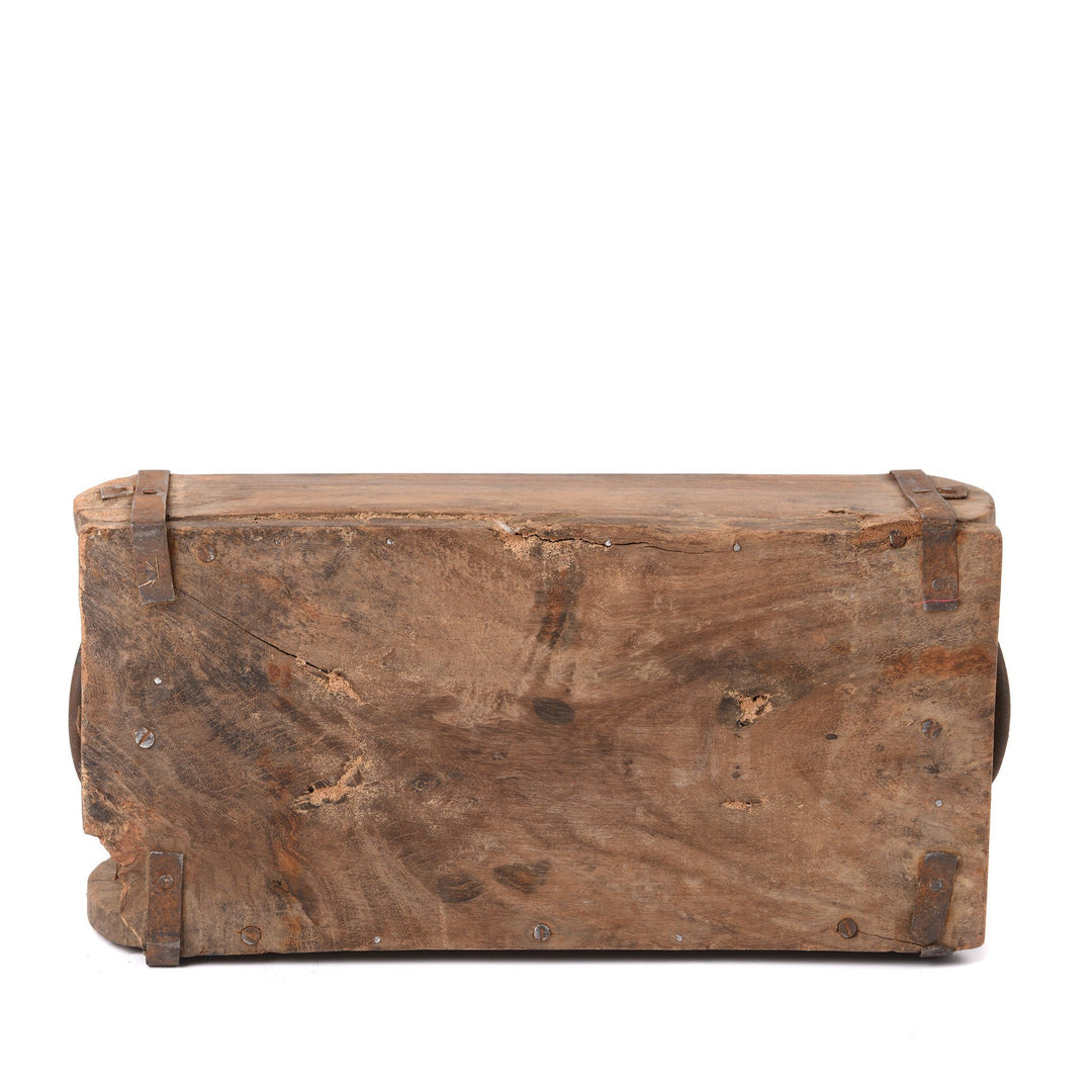 Vintage Brick Mould - Bleached Poplar Wood From India Ca1950 | Indigo Antiques