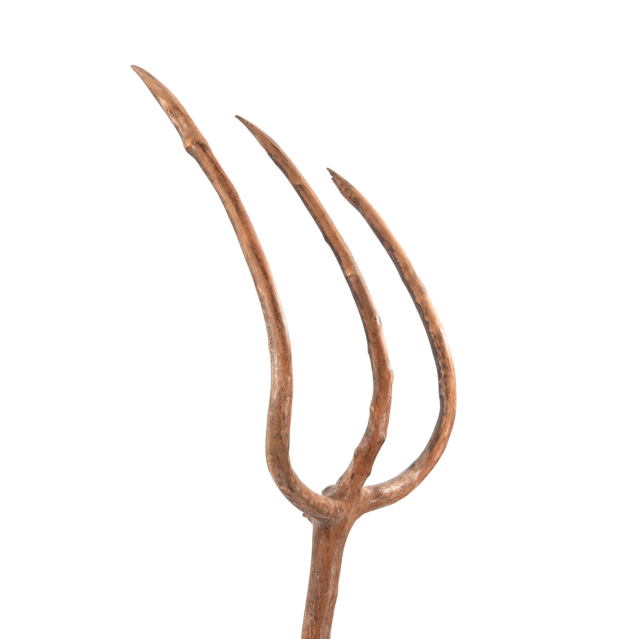 Forks Detail From Vintage Farmers Willow Pitchfork - Ca 1940 | Indigo Antiques