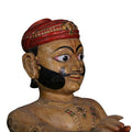 Beautifully Painted Jain Figure From Bikaner - 19thC