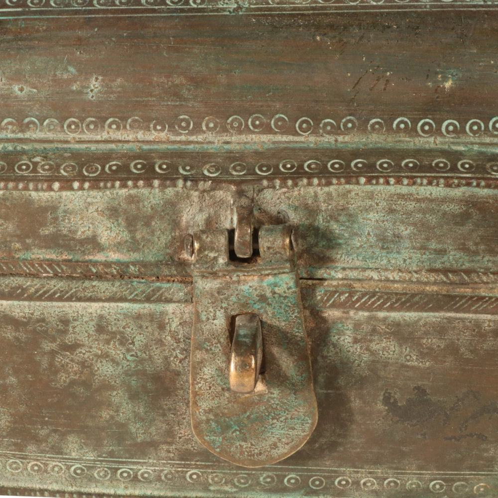 Brass Dhokra Pandan Box - Mughal Style - 19thC | Indigo Oriental Antiques