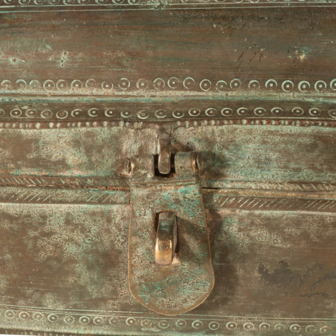 Brass Dhokra Pandan Box - Mughal Style - 19thC | Indigo Oriental Antiques