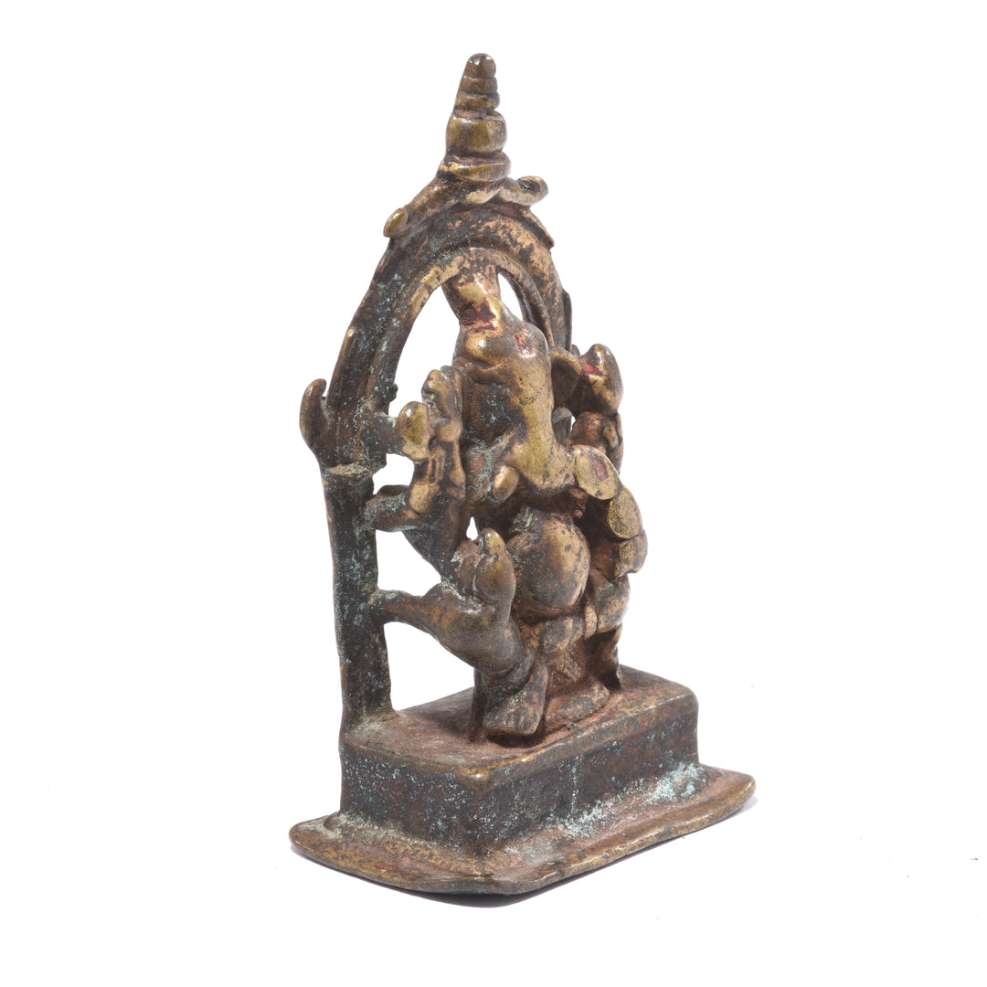 Indian Bronze Ganesh Votive Figurine - Hindu | Indigo Antiques