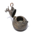 Brass Dhokra Work Money Box From Orissa - Ca 1910