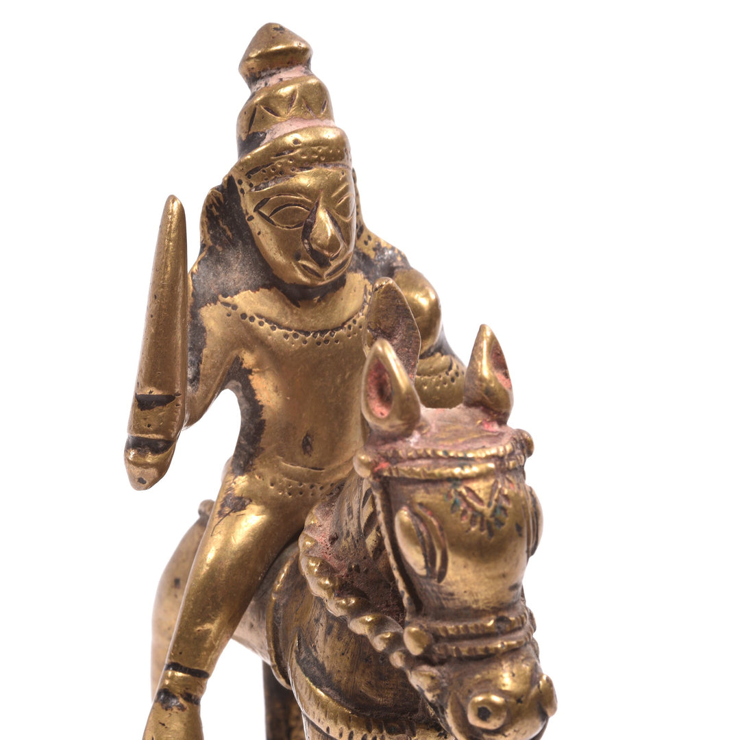 Detail of Bronze Horse Kahndoba - 19thC | Indigo Antiques