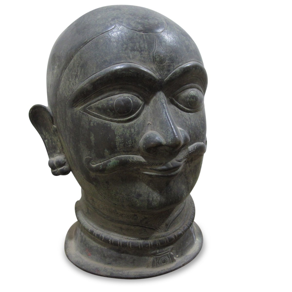 Bronze Mukhalinga (Shiva Ji Head) - Late 18thC Bronze Mukhalinga (Shiva Ji Head) - Late 18thC