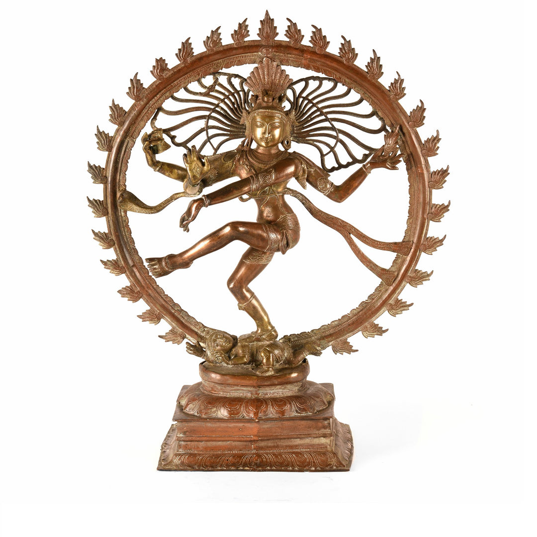 Bronze Shiva Nataraj Statue From South India - Early 20thC | Indigo Antiques