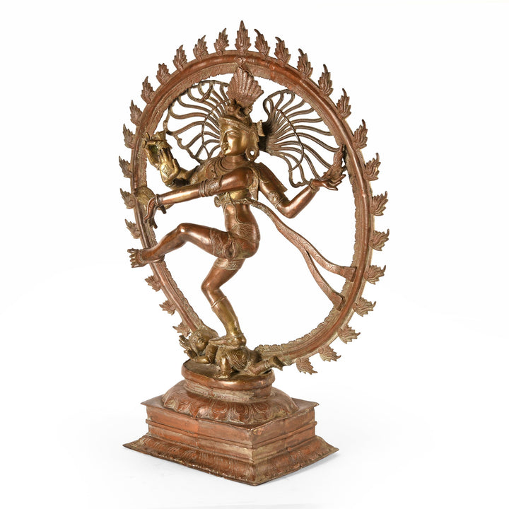 Bronze Shiva Nataraj Statue From South India - Early 20thC | Indigo Antiques
