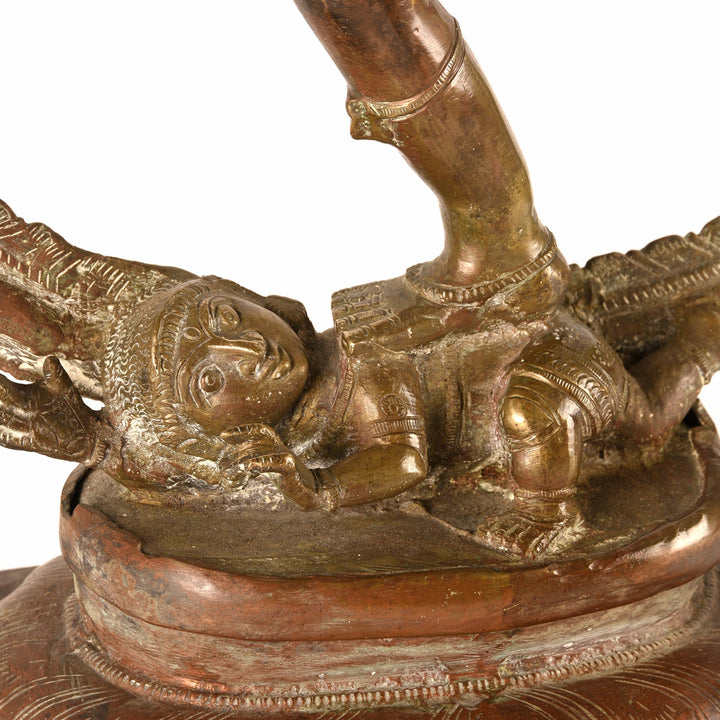 Detail of Bronze Shiva Nataraj Statue From South India - Early 20thC | Indigo Antiques