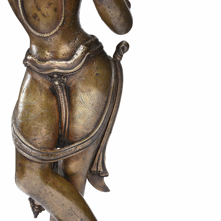 Bronze Statue of Parvati From Nepal - Early 20thC | Indigo Antiques