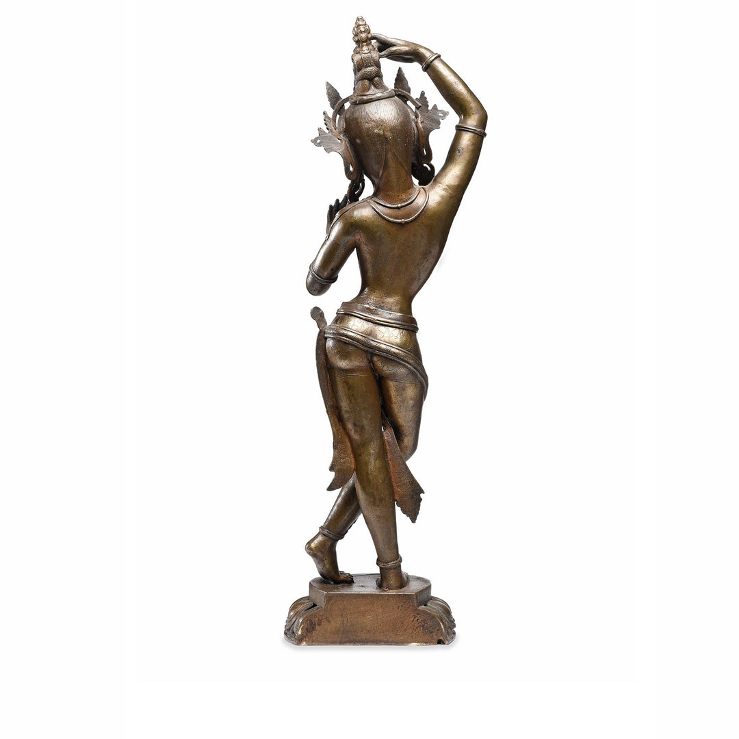 Bronze Statue of Parvati From Nepal - Early 20thC | Indigo Antiques