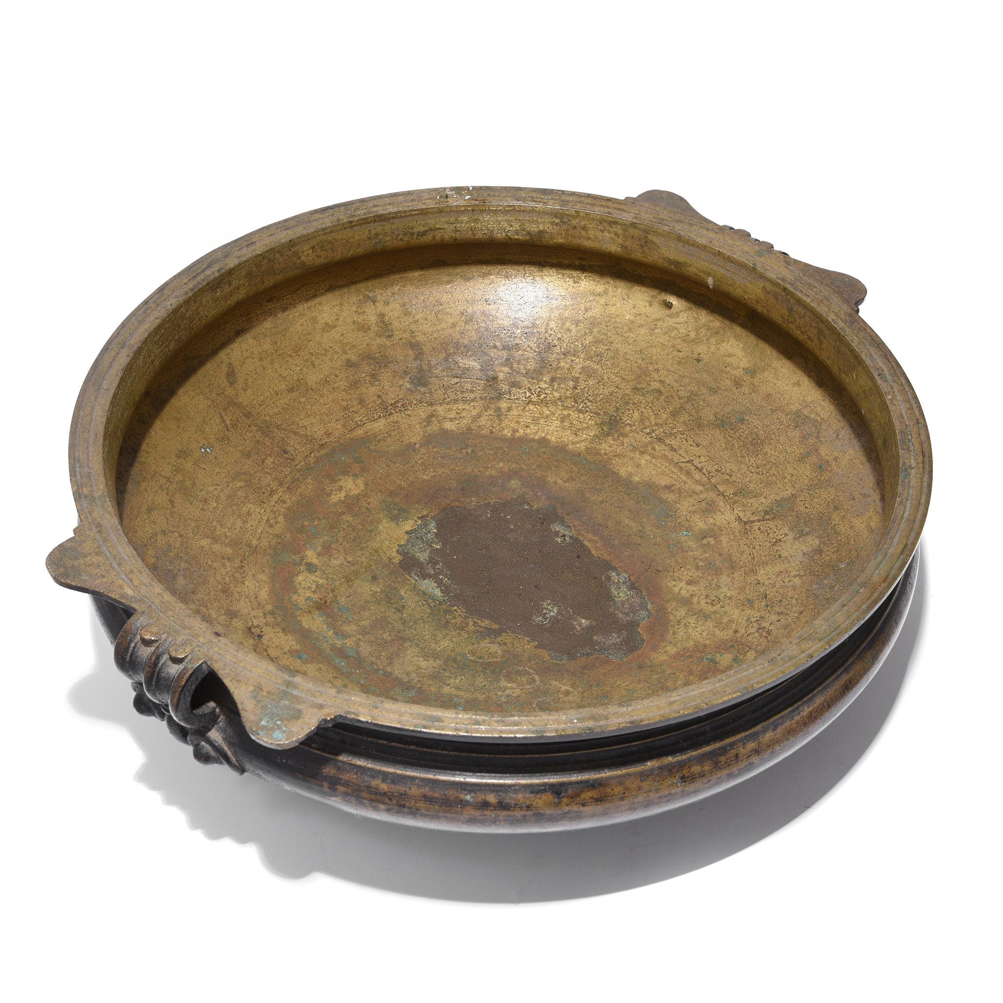 Bronze Urli from South India - Late 19thC Bronze Urli from South India - Late 19thC