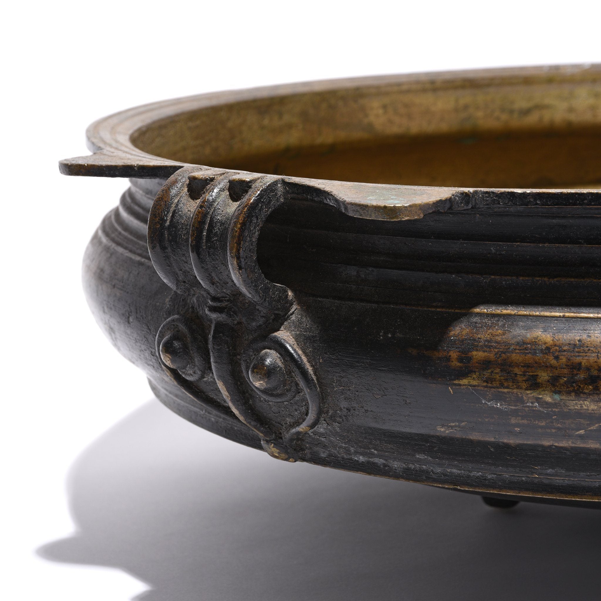 Bronze Urli from South India - Late 19thC Bronze Urli from South India - Late 19thC