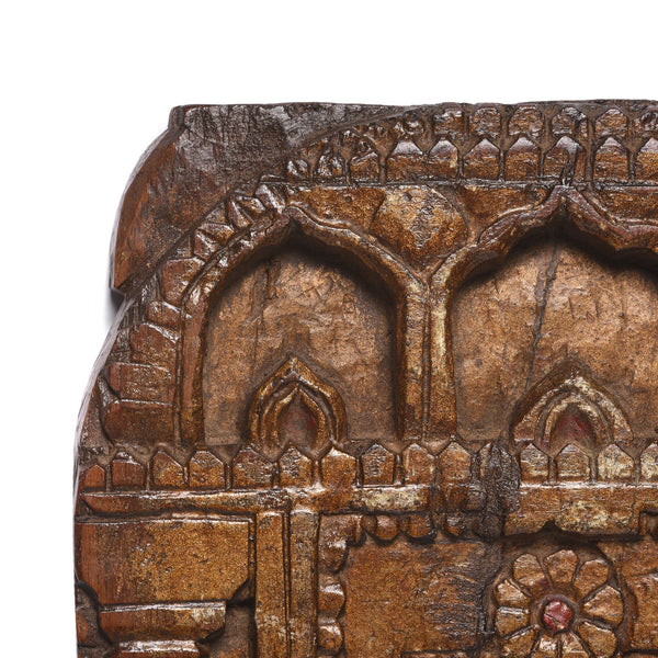 Carved Indian Votive Panel From Andra Pradesh - Ca 1900
