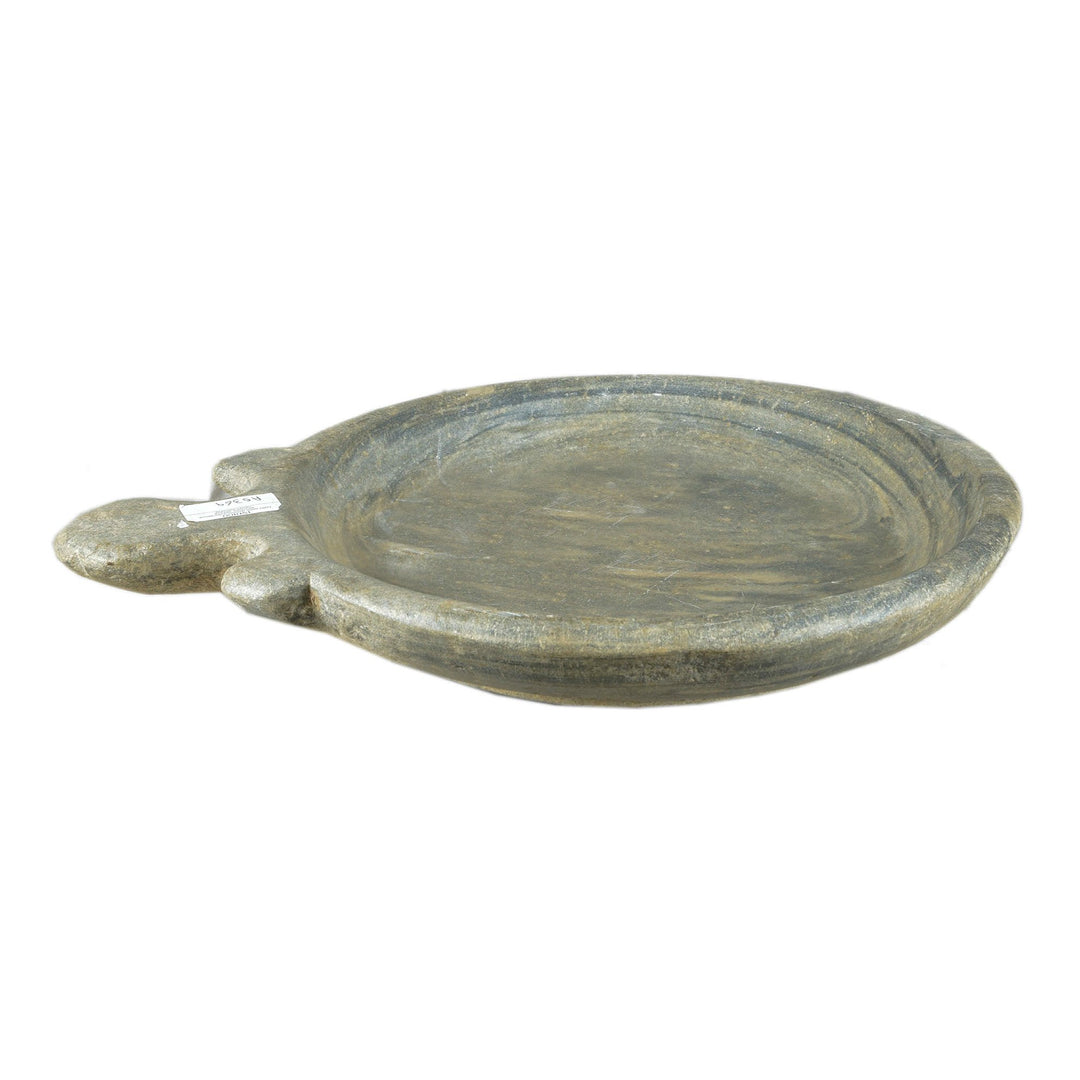 Carved Marble Dough Mixing Bowl - 19thC | Indigo Oriental Antiques