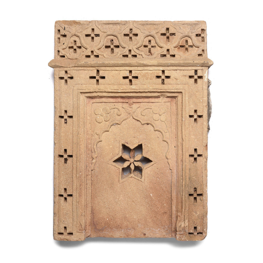 Large Carved Mughal Style Stone Panel From Jaiselmer - 19thC | Indigo Antiques