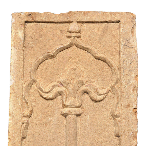 Carved Stone Panel - Mughal Style - 19thC