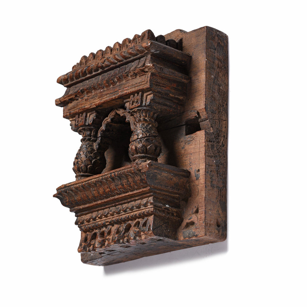 Carved Teak Votive Panel From Andra Pradesh - 19thC | Indigo Antiques