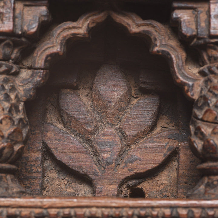 Carved Teak Votive Panel From Andra Pradesh - 19thC | Indigo Antiques