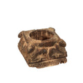 Carved Tikka Ash Box From Kerala - 19thC