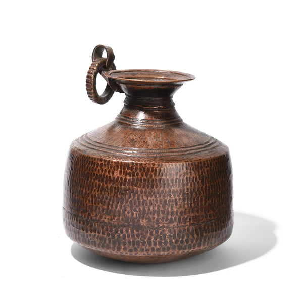 Copper Water Pot From Nepal - 19thC