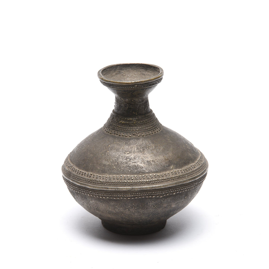 Dhokra Brass Pot From Orissa - Ca 100 Yrs Old | Indigo Antiques