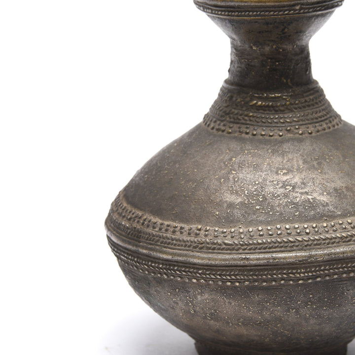 Detail From Dhokra Brass Pot From Orissa - Ca 100 Yrs Old | Indigo Antiques